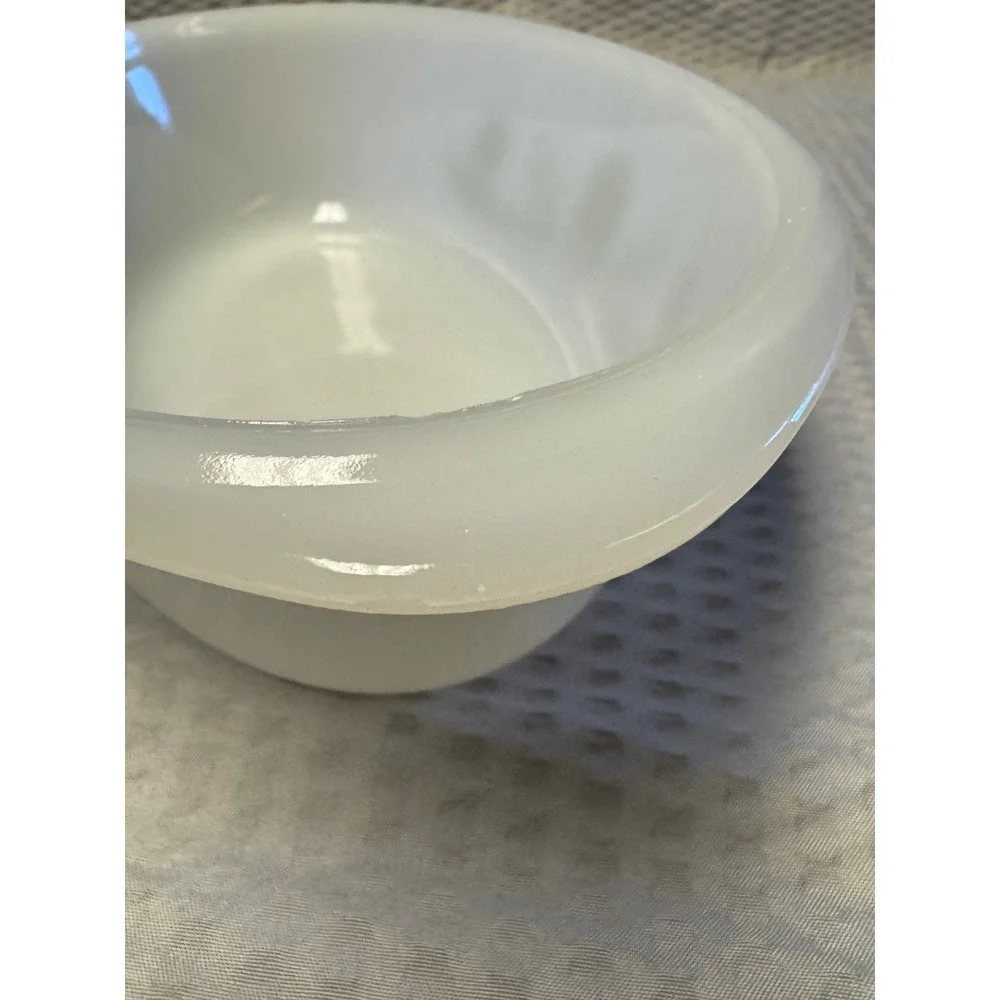 Vintage Glasbake Green Crazy Daisy Casserole Dish J235 Oval 1 QT‎ USA